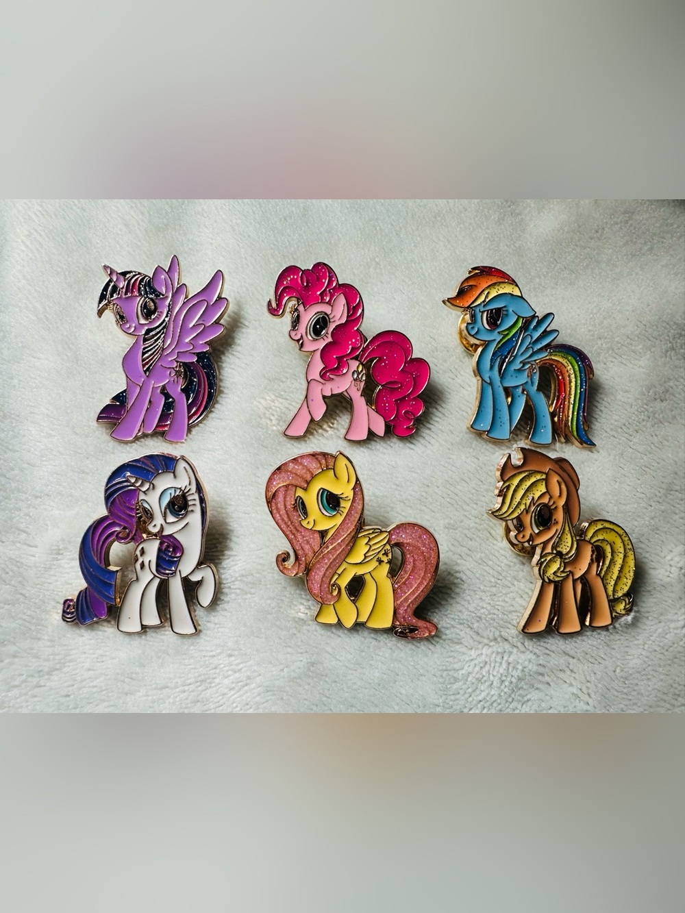 My Little Pony Metal Enamel Pin set of 6